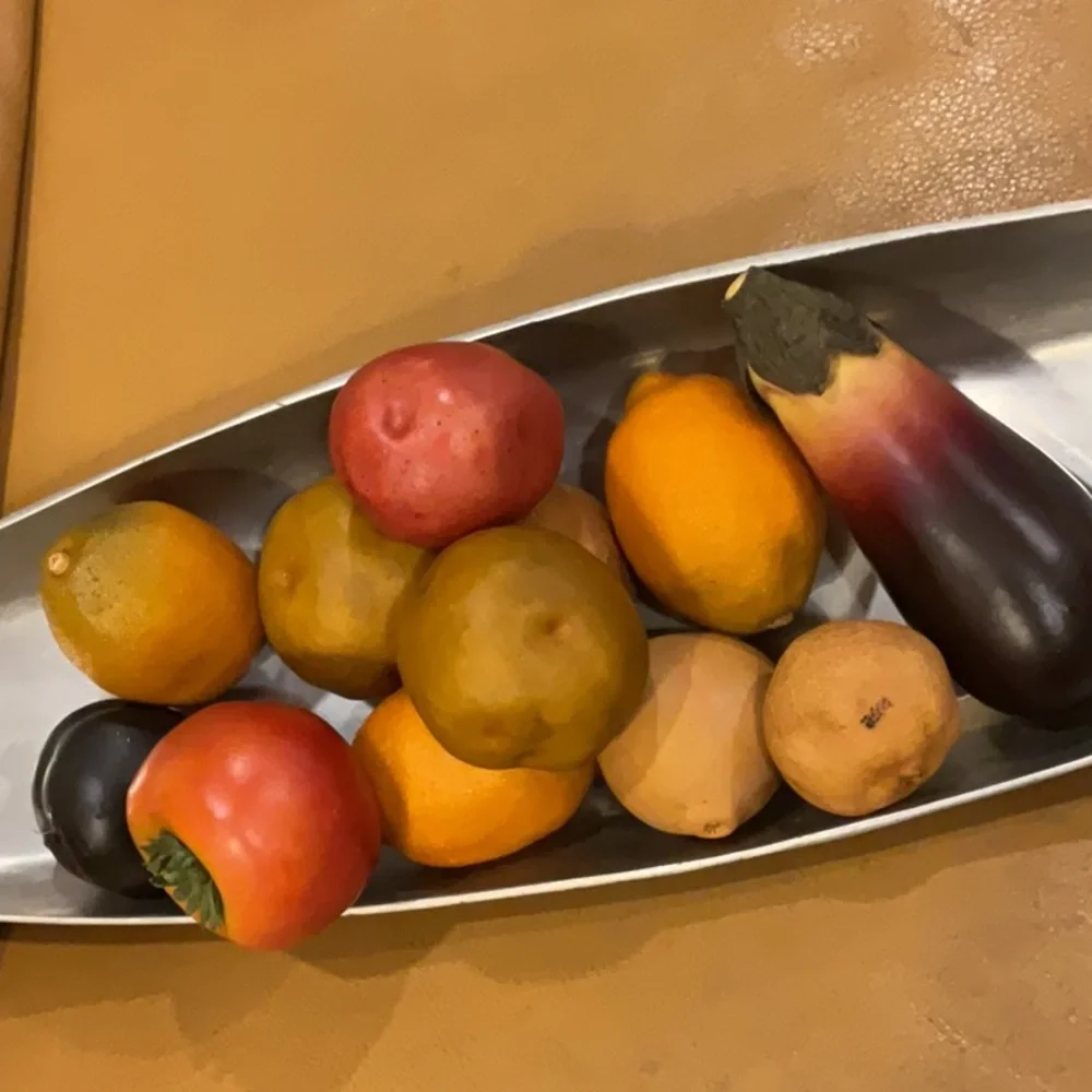 Realistic Artificial Faux Vegetables/Fruit Prop Display Lot/12 Staging Decor